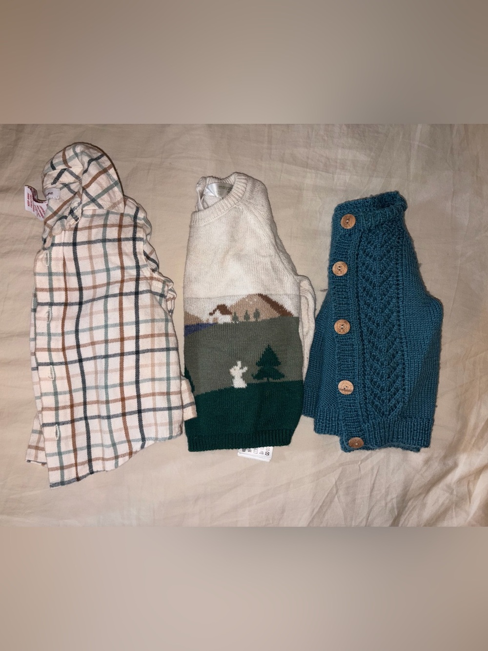 12–18M Designer Baby Bundle | Mini Rodini, Pehr, Mayoral, Hand Knit + More - Picture 5 of 9